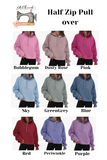 Custom Chain name Stars Half Zip Pull Over