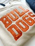 BULLDOGS Embroidery sweatshirt
