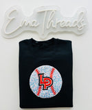 Lp Baseball Sequins Embroidery sweatshirt
