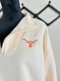 TEXAS 3D PUFF quarter-Zip Pull Over