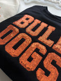BULLDOGS Embroidery sweatshirt