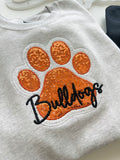 Lp Paw Print Sequins Embroidery sweatshirt