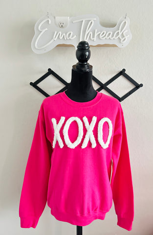 XOXO FLUFF embroidery