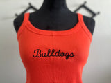 Bulldogs embroidery Tank top