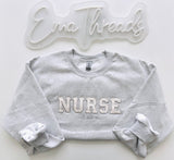 Glitter Embroidery Medical professionals sweatshirt
