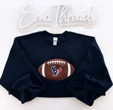 Texans Football Embroidered sweatshirt