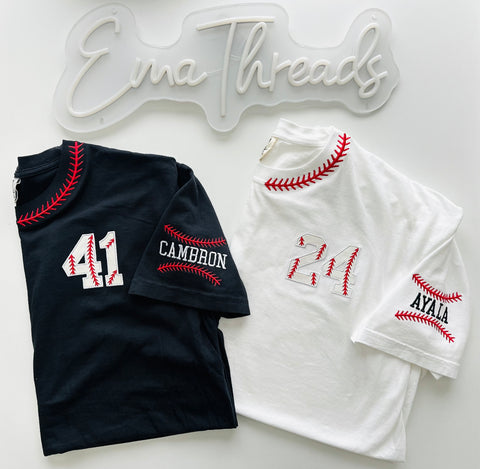 Baseball Custom Player T shirt