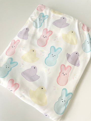 Pastel peeps Peplum top