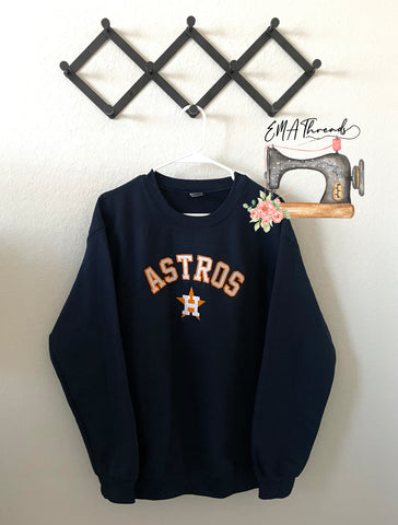 CUSTOM Player Embroidery sweatshirt-NO GLITTER