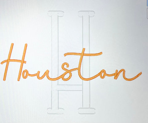 H-Houston Embroidery sweatshirt