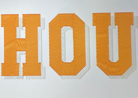 HOU Shadow Embroidery sweatshirt