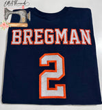 CUSTOM Player Embroidery sweatshirt-NO GLITTER