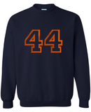 Player # Embroidery outline sweatshirt - NO GLITTER