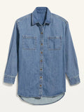 ANY TEAM Custom Oversized Boyfriend Jean Shirt