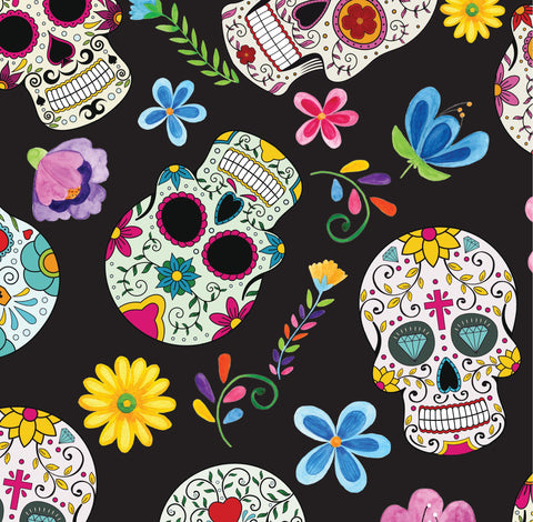 Día de los muertos Peplum top