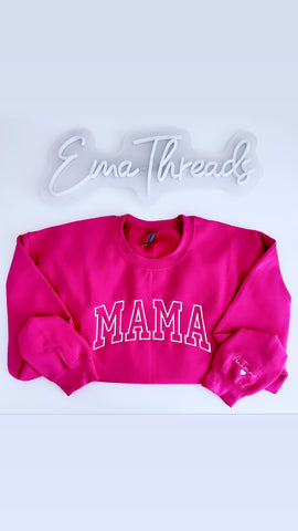 MAMA Embroidery sweatshirt