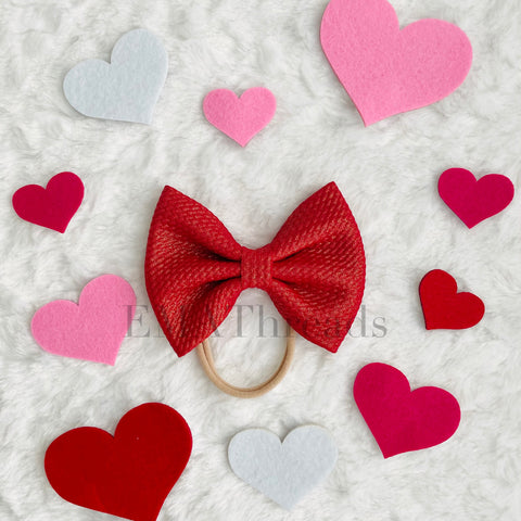 Rose shimmer Bow