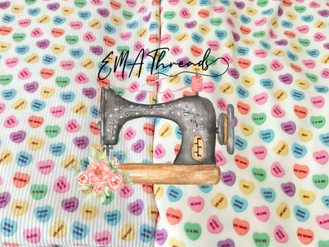 Candy hearts Peplum top