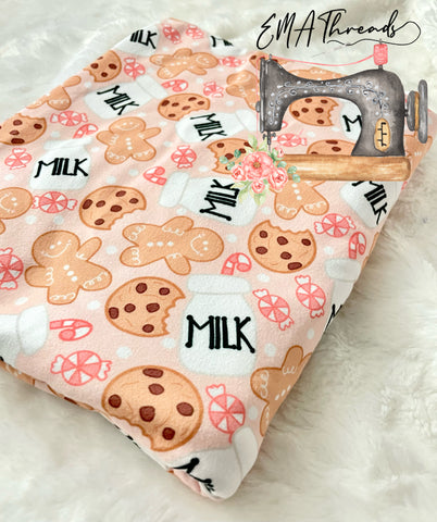 Pink milk and cookies hard Knot headband