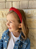 Rose Shimmer Knot headband
