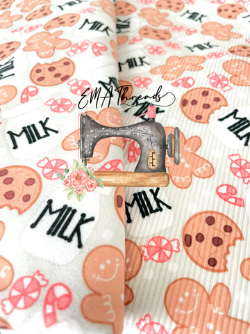 Grey milk and cookies Peplum top