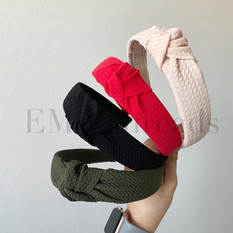 Olive green Hard Knot headband