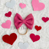 Pretty in pink shimmer Bow