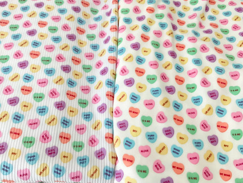 Candy hearts hard Knot headband