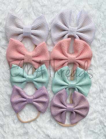 Blue shimmer Bow