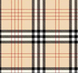 Tan plaid