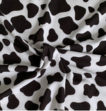 Cow Print Bow